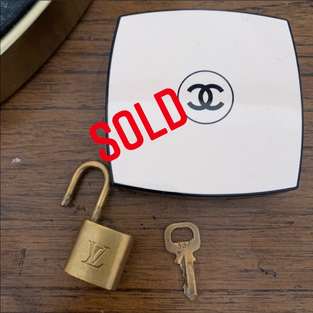 Authentic Louis Vuitton lock and key